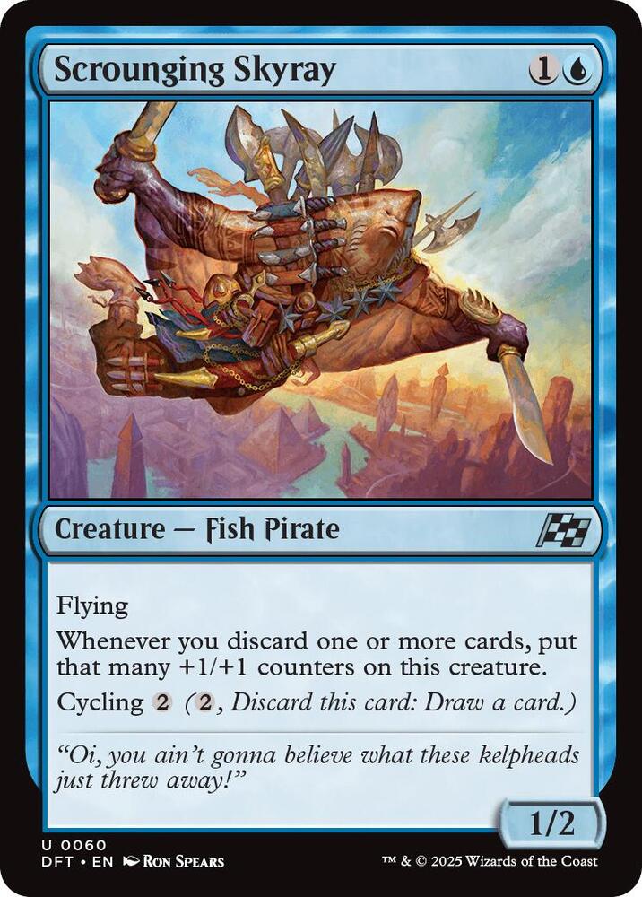 Scrounging Skyray, Aetherdrift 60