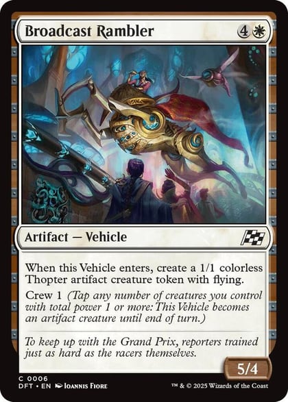 Broadcast Rambler, Aetherdrift 6