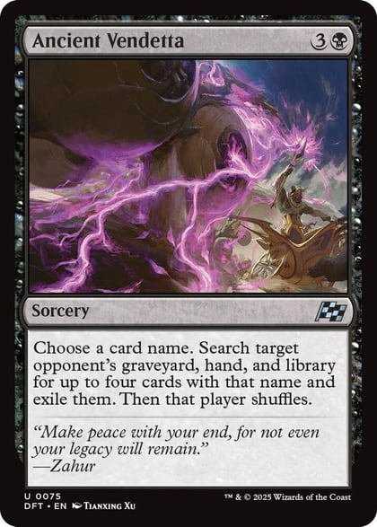 Ancient Vendetta, Aetherdrift 75
