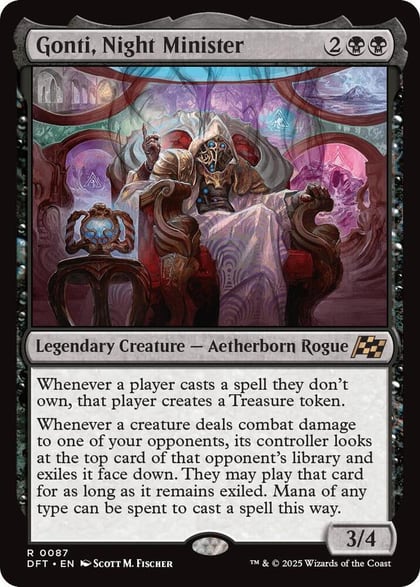 Gonti, Night Minister, Aetherdrift 87