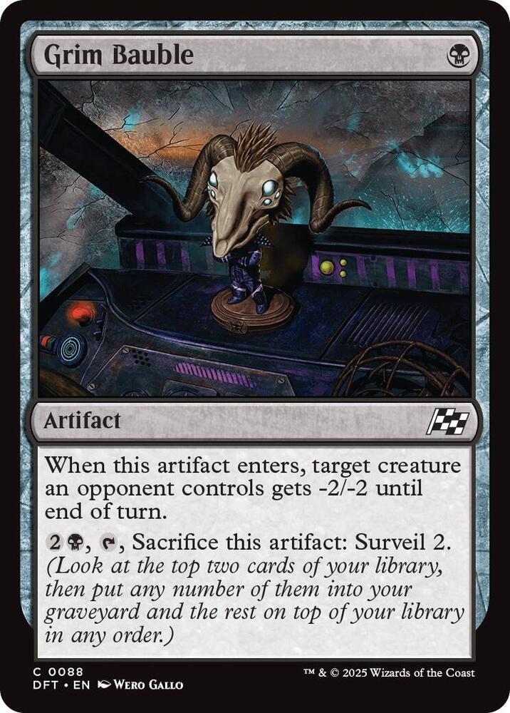 Grim Bauble, Aetherdrift 88
