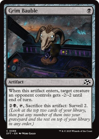 Grim Bauble, Aetherdrift 88