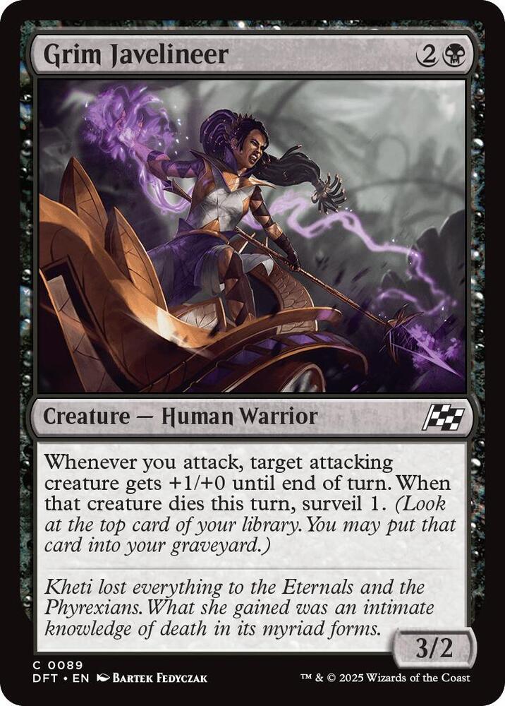 Grim Javelineer, Aetherdrift 89