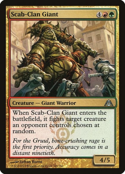 Scab-Clan Giant, Dragon's Maze 101