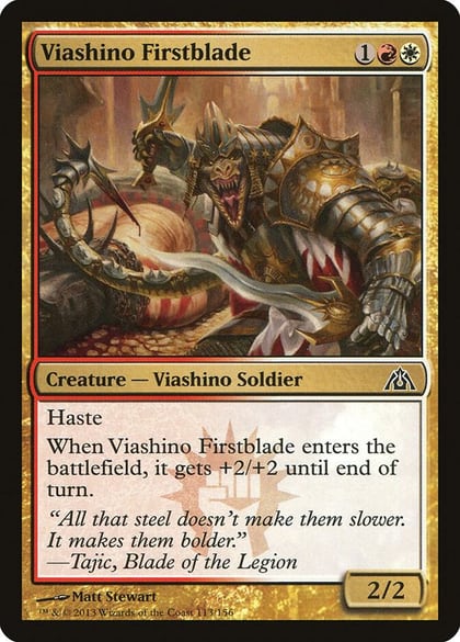 Viashino Firstblade, Dragon's Maze 113
