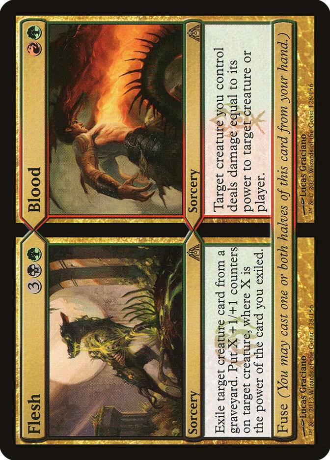Flesh // Blood, Dragon's Maze 128