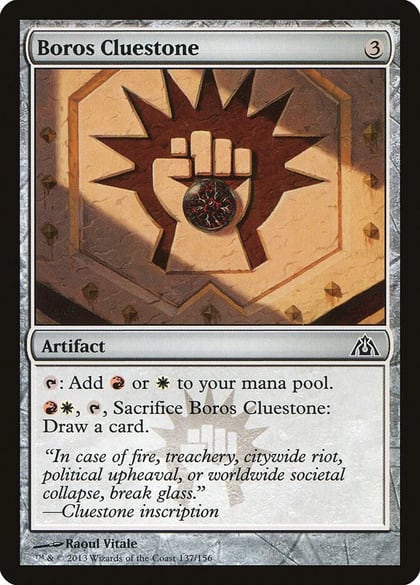 Boros Cluestone, Dragon's Maze 137