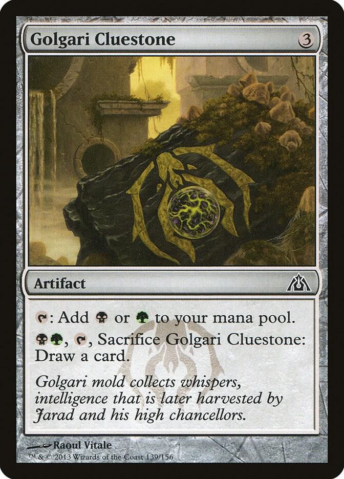 Golgari Cluestone, Dragon's Maze 139