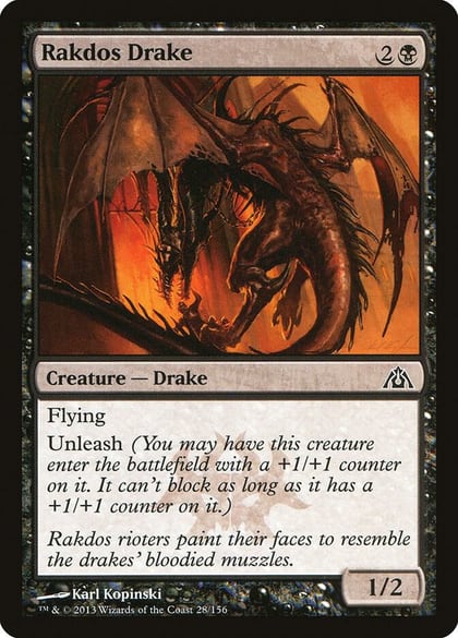 Rakdos Drake, Dragon's Maze 28