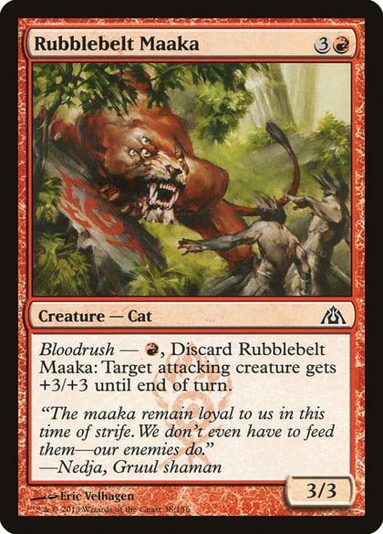 Rubblebelt Maaka, Dragon's Maze 38