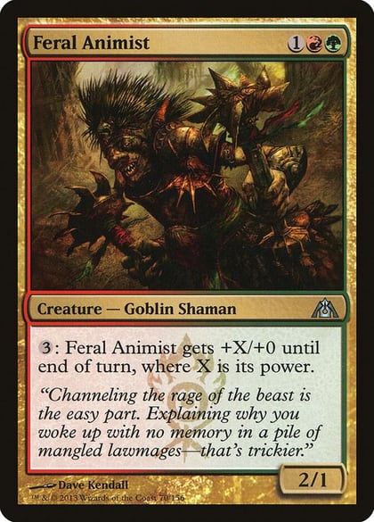 Feral Animist, Dragon's Maze 70