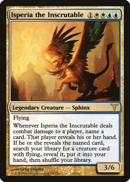 Isperia the Inscrutable, Dissension 114