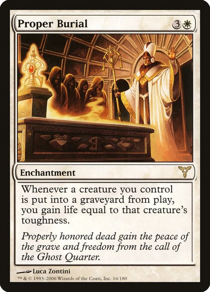 Proper Burial, Dissension 16