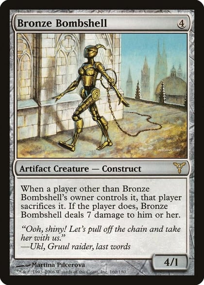 Bronze Bombshell, Dissension 160