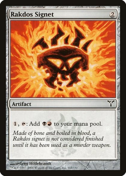 Rakdos Signet, Dissension 165