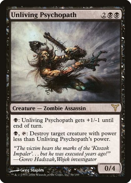 Unliving Psychopath, Dissension 56