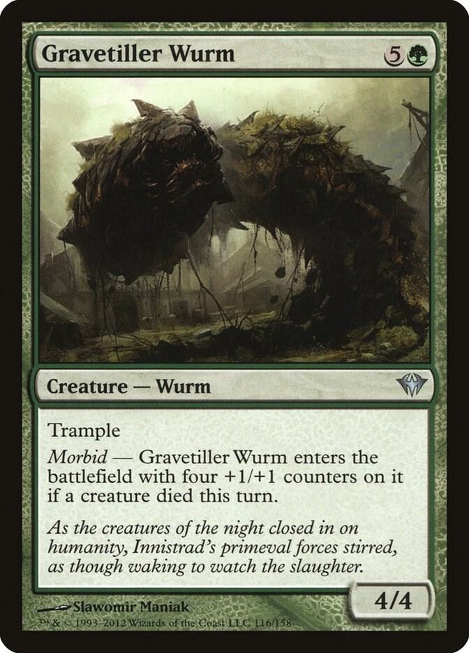 Gravetiller Wurm, Dark Ascension 116