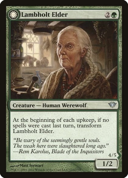 Lambholt Elder, Dark Ascension 122