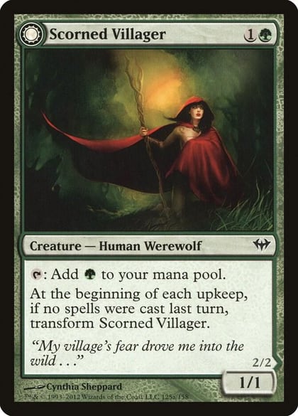 Scorned Villager, Dark Ascension 125