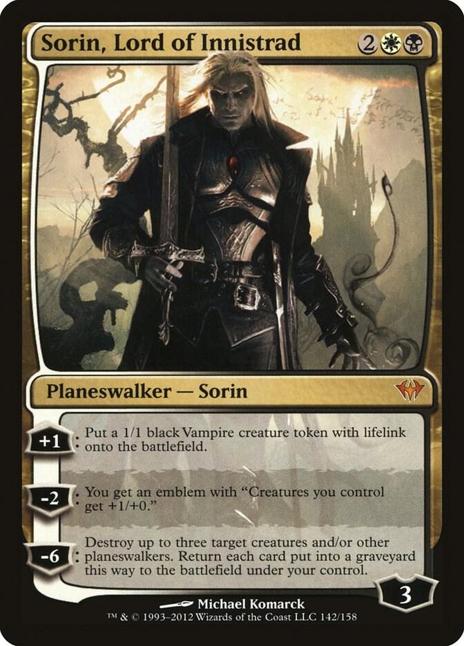 Sorin, Lord of Innistrad, Dark Ascension 142