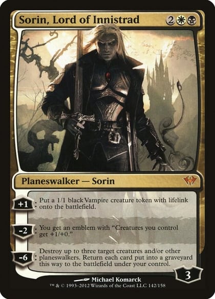 Sorin, Lord of Innistrad, Dark Ascension 142