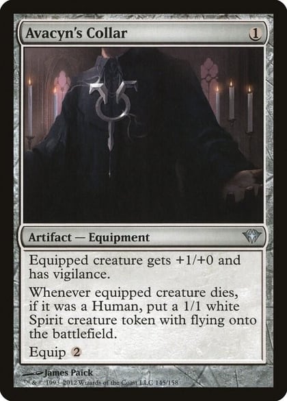 Avacyn's Collar, Dark Ascension 145