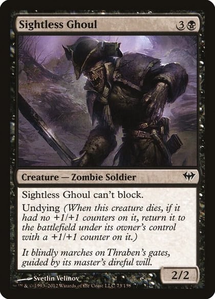 Sightless Ghoul, Dark Ascension 73