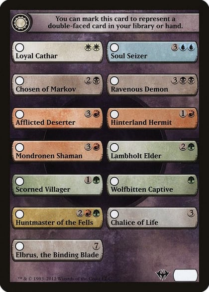 Checklist Card - Dark Ascension, Dark Ascension #77319