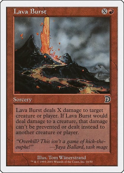 Lava Burst, Deckmasters Garfield vs Finkel 16