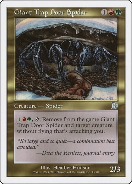 Giant Trap Door Spider, Deckmasters Garfield vs Finkel 33