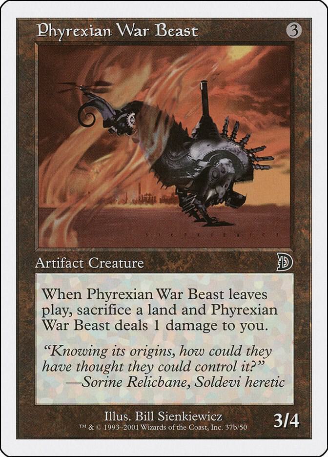 Phyrexian War Beast (37b), Deckmasters Garfield vs Finkel 37b
