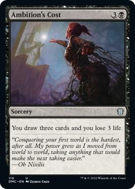 Ambition's Cost, Commander: Dominaria United 110