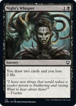 Night's Whisper, Commander: Dominaria United 115
