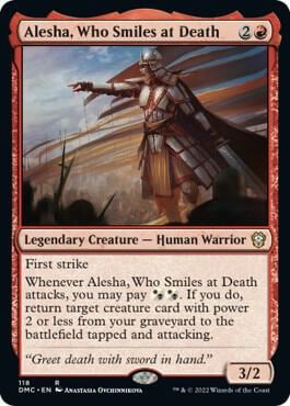Alesha, Who Smiles at Death, Commander: Dominaria United 118