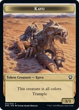Kavu // Angel Double-Sided Token, Commander: Dominaria United 12 // 1