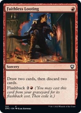 Faithless Looting, Commander: Dominaria United 122