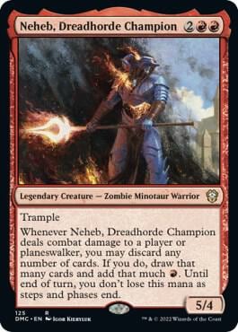 Neheb, Dreadhorde Champion, Commander: Dominaria United 125