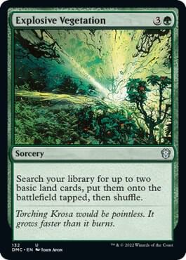 Explosive Vegetation, Commander: Dominaria United 132