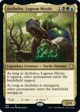 Archelos, Lagoon Mystic, Commander: Dominaria United 140
