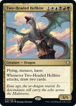Two-Headed Hellkite, Commander: Dominaria United 14