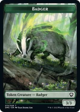 Badger Token, Commander: Dominaria United 15