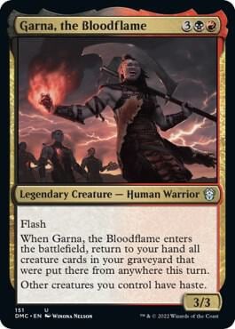 Garna, the Bloodflame, Commander: Dominaria United 151