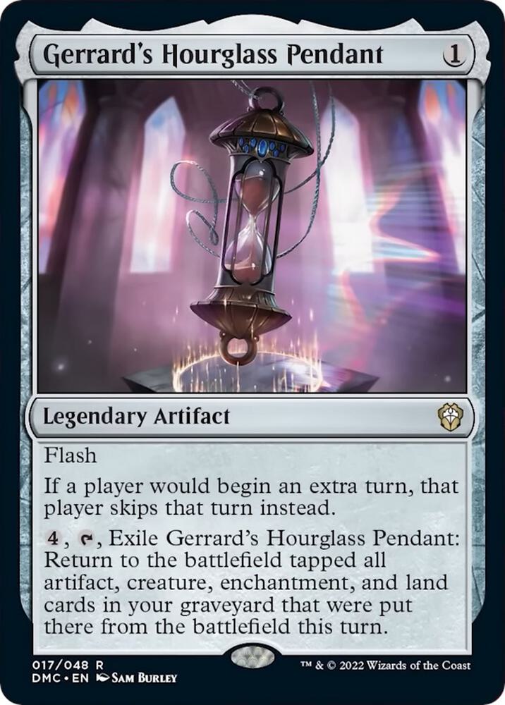 Gerrard's Hourglass Pendant, Commander: Dominaria United 17