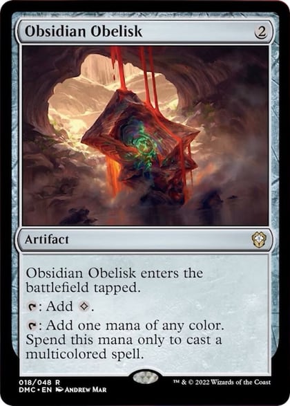 Obsidian Obelisk, Commander: Dominaria United 18