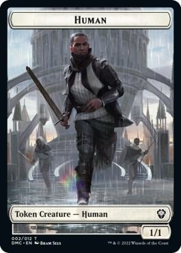 Human // Snake Double-Sided Token, Commander: Dominaria United 2 // 11