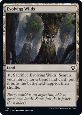 Evolving Wilds, Commander: Dominaria United 208