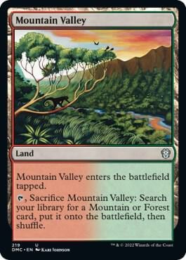 Mountain Valley, Commander: Dominaria United 219