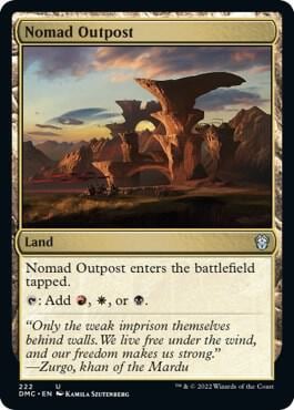 Nomad Outpost, Commander: Dominaria United 222