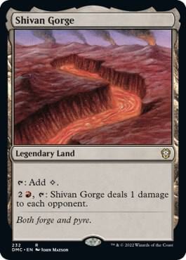Shivan Gorge, Commander: Dominaria United 232