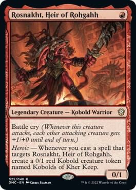 Rosnakht, Heir of Rohgahh, Commander: Dominaria United 25